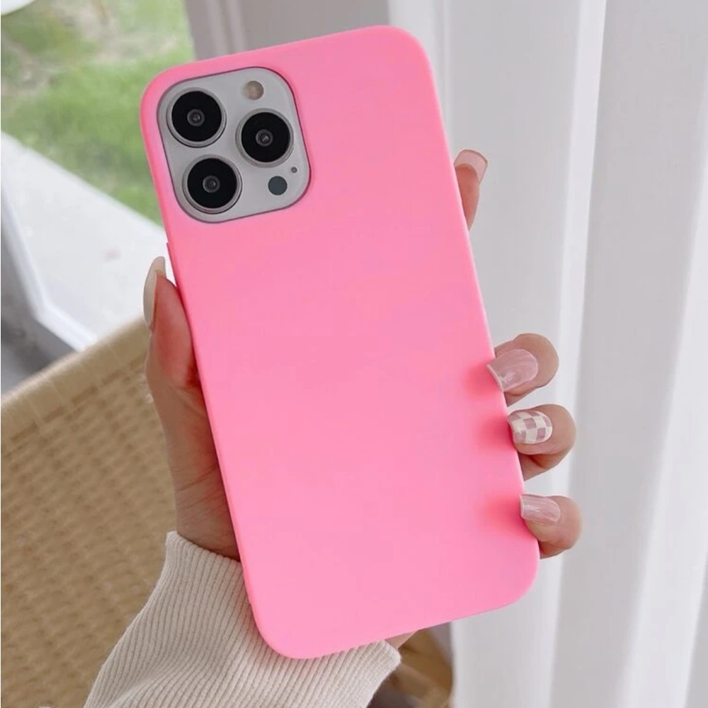 iPhone X/XS Solid Pink Phone Case